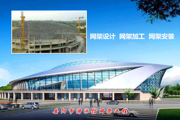 仙桃采光顶网架结构工程